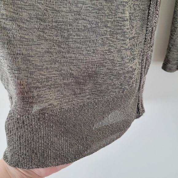 Luisa Cerano Women's Gray Crew Neck Long Sleeve Pullover  Size 8 - Picture 6 of 10